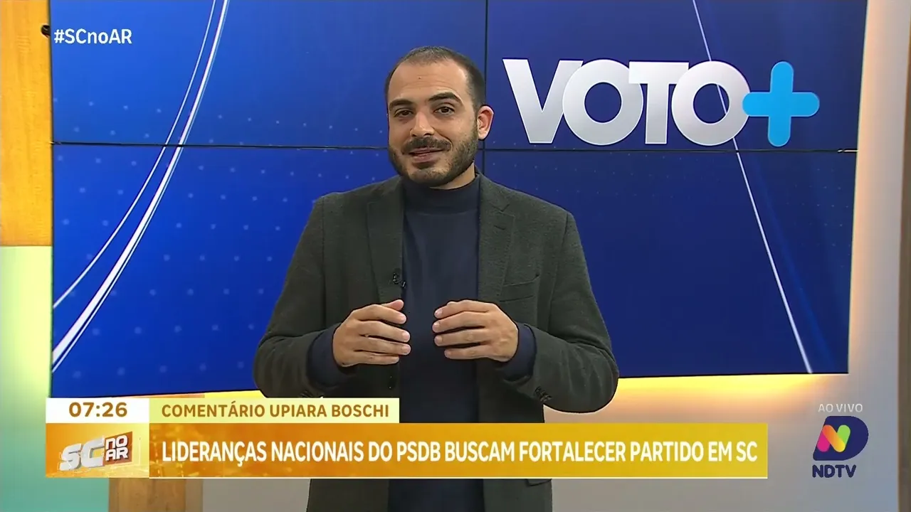 Upiara Boschi analisa estratégia de lideranças nacionais do PSDB para fortalecer o partido em SC