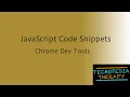 How To Run JavaScript In Google Chrome Chrome Developer Tools