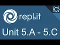 Units 5 A - 5 C Strings CodingBytes Python REPL it speedrun