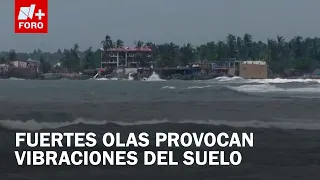Huracán Simon desbordó lagunas, ríos y arroyos en Colima