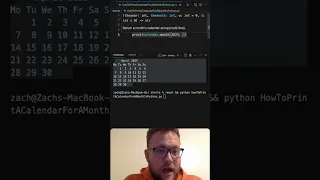 How To Print A Calendar For A Month In Python