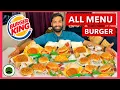 Eating All Menu at Burger King Veggie Paaji