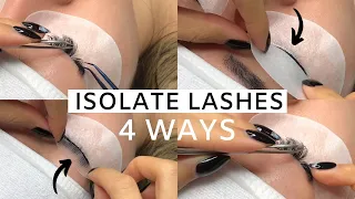 How To Isolate Lashes 4 Tips
