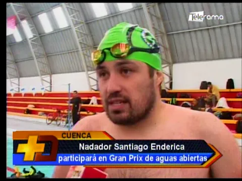 Nadador Santiago Enderica participará en Gran Prix de aguas abiertas