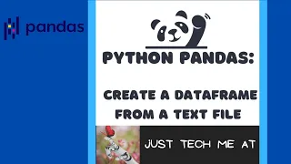 Create a Dataframe from a Text File Using Python Pandas