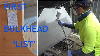 Building my steel sailing yacht Ep.95 My FIRST “Bulkhead LIST” 😆 + (pt.2)