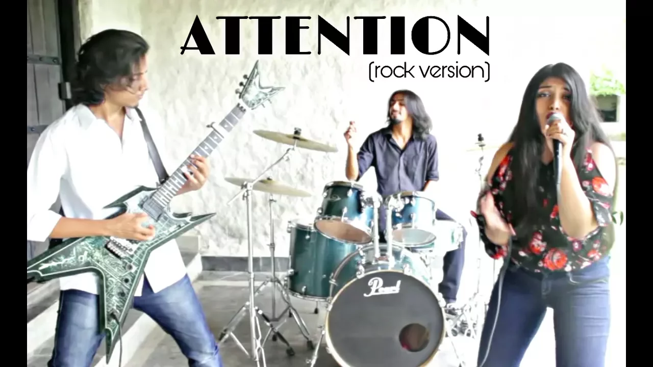 ATTENTION - Charlie Puth (ROCK VERSION) by Srushti Barlewar ft. Mihir Godbole & Malhar Godbole