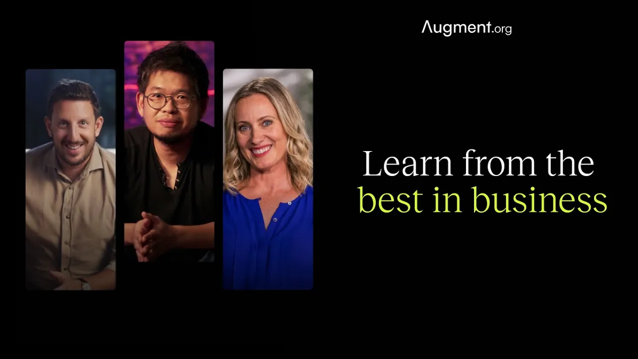 Augment Business School — Augment: Learn From The Best In Business (YouTube video ad)
