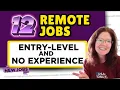 12 Work From Home Jobs Currently Hiring Includes No Experience and Entry Level Roles
