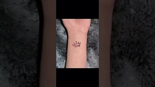 رسم تاج بطريقه سهله رسم Tattoo 