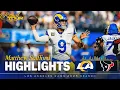 Download Lagu HIGHLIGHTS: Matthew Stafford's Best Throws From 245-Yard Game vs. Texans