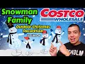 Costco Christmas Decoration Snowman Family 2024 - Vlogmas Prep