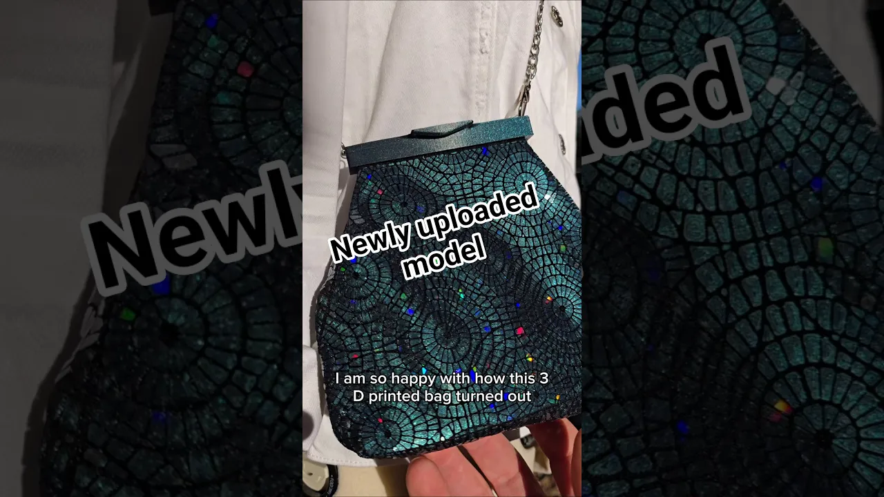 Magnetic closure textile clutch video thumbnail