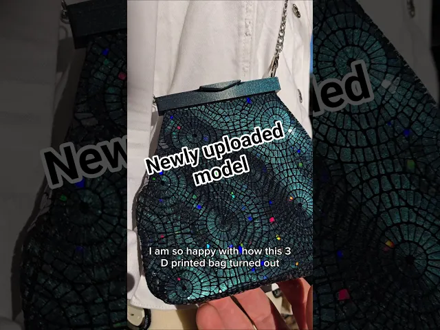Magnetic closure textile clutch video thumbnail