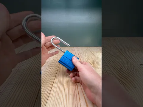 Proven Heavy Duty Padlock slapped open