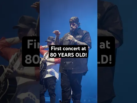 First concert at 80! LETS GO!