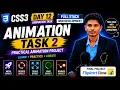 Full Stack Web Development CSS3 Animation Task 2 Practical CSS Animation Project Day 12 H