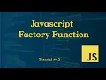 Factory Function in Javascript Tutorial JavaScript Tutorial