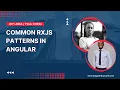 Common RXJS Patterns in Angular Joy Linda Wawira Paul Chesa Angular Tiny Conf 2023