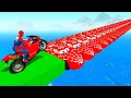 Download Lagu سبايدر مان اصعب دراجة نارية فوق اسماك القرش - Superheroes Ride on Motorcycle Stunt Funny Moments