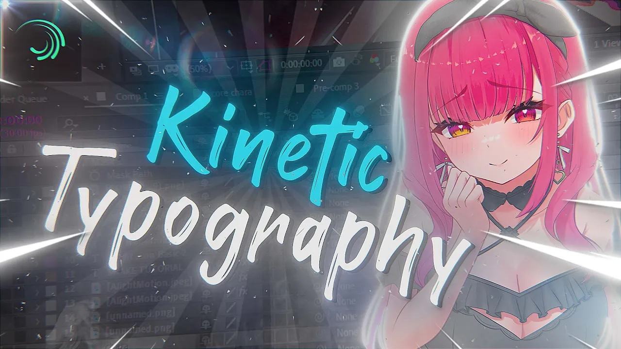 How i make Kinetic typography Motion Graphics in Alight motion full edit - part 1