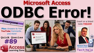 Microsoft Access ODBC Insert on Linked Table Failed Error 3155 SQL Server Fix Workaround - QQ 89