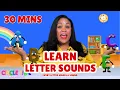 Learn Letter Sounds Learn Pre-Reading Skills Toddler Preschool Learning