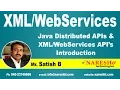 Java Distributed API s Part-2 and API s Introduction XML Tutorial Mr Satish B