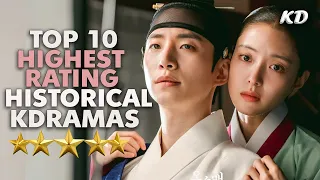 top 10 korean historical dramas with the highest ratings you should watch