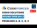 Codeforces Round 1058 Div 2 Solutions - A to E by Pradyumn TLE Eliminators