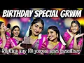 Download Lagu BIRTHDAY Pattu saree look GRWM 💗 | Amma selection 👀 | #hinanbargale 