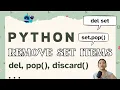 Tinateach Python for Beginners Kicking Out Set Items