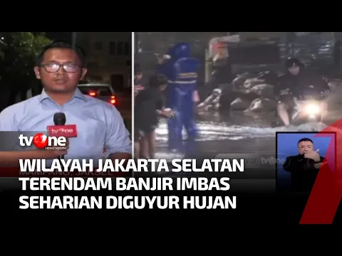 Diguyur Hujan Deras, Kawasan dan Sejumlah Ruas Jalan di Jakarta Selatan Terendam Banjir