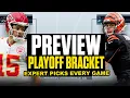 2023 NFL Playoff Bracket Expert picks EVERY GAME Super Bowl CBS Sports