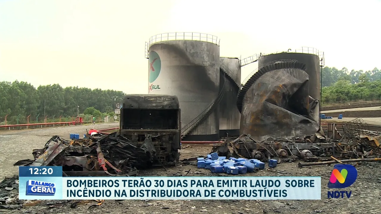 Bombeiros terão 30 dias para emitir laudo sobre incêndio na distribuidora de combustíveis em Chapecó