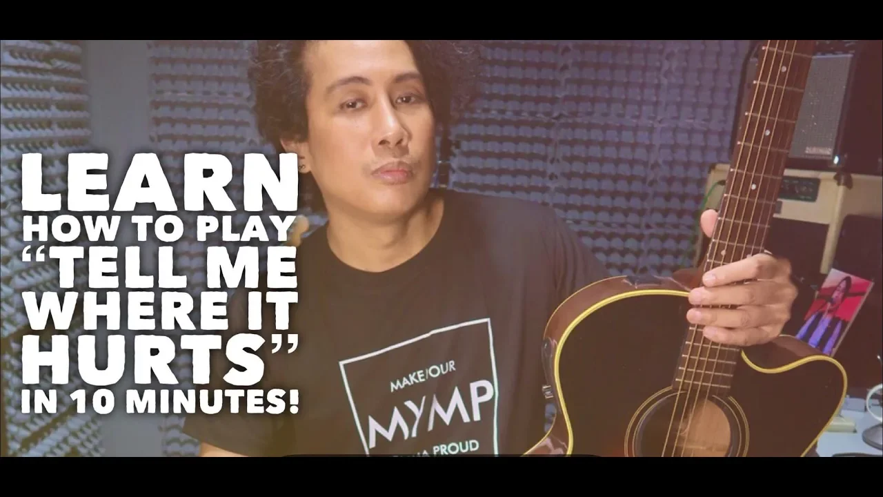 Tell Me Where It Hurts - MYMP (Guitar Tutorial from Chin Alcantara himself)