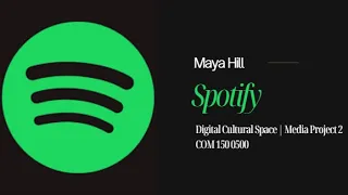 Media Project 2 Digital Cultural Space COM 150 0500 