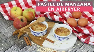 PASTEL DE AVENA Y MANZANA EN FREIDORA DE AIRE | Increíble postre de manzana en airfryer