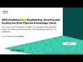 Module 5 Knowledge Check AWS Data Engineering Securing Scaling the Data Pipeline AWS Academy
