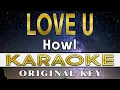 Download Lagu Love U - Howl (KARAOKE VERSION)