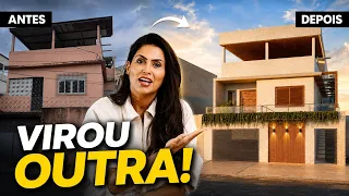 Reforma de Fachada: Casa Antiga Vira Fachada Moderna | Antes e Depois
