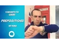 4 Secret Tips to Learn Prepositions of Time - Fun English grammar lesson