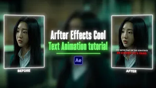 After Effects Cool Text Animation Tutorial 🔥