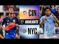 FC Cincinnati vs New York City FC Full Match Highlights STOPPAGE-TIME WINNER
