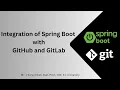 Integration of Spring Boot with GitHub GitLab