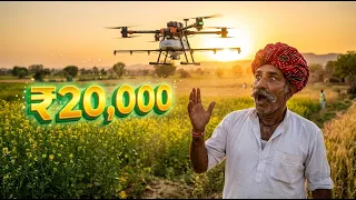 Drone Farming से ₹20,000 रोज कमाई! | Spray Drone Business Model India 2026
