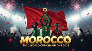 المغرب يسطع عالمي ا أغنية أسطورية تهز القلوب بعد الفوز بكأس العالم 2025  المغرب يسطع عالمي ا أغنية أسطورية تهز القلوب بعد الفوز بكأس العالم 2025