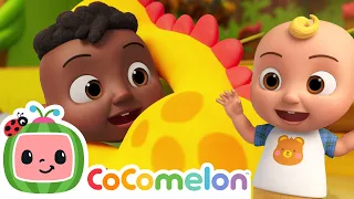 If You're Happy Dino Stomp🦖| CoComelon | Let’s Get Moving - Kids Activities!
