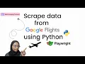 Scraping Airlines Ticket Prices from Google Flights using Python