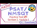 PSAT NMSQT Practice Test 1 Section 2 Module 1 - ALL QUESTIONS